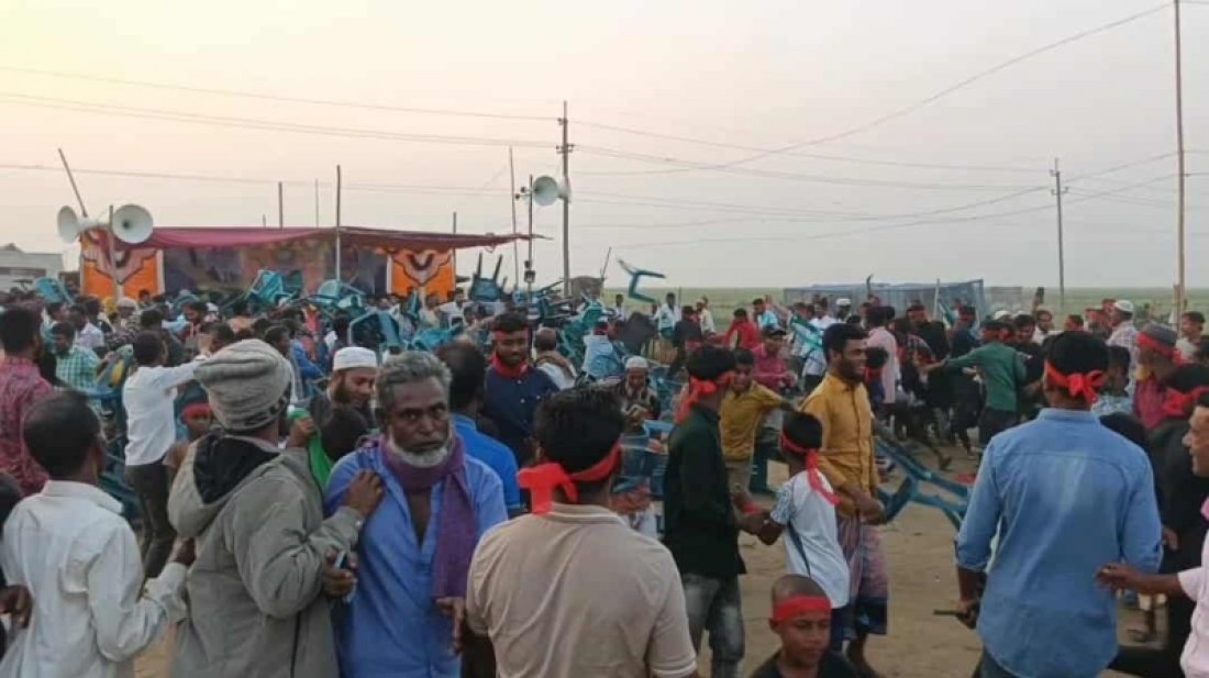 প্রার্থী ফজলুর রহমানের সভায় বিএনপির দুই গ্রুপের সংঘর্ষ, আহত ৩০